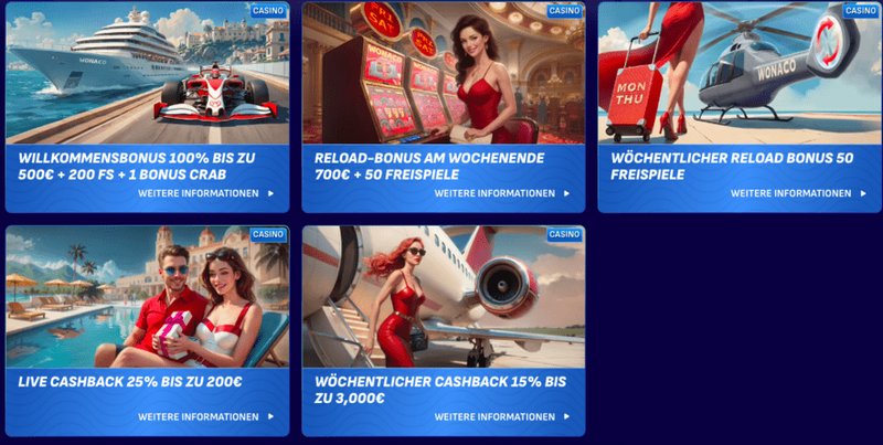 Wonaco deutschland - Wonaco Deutschland: Alle wichtigen Informationen zu Boni, Freispielen und